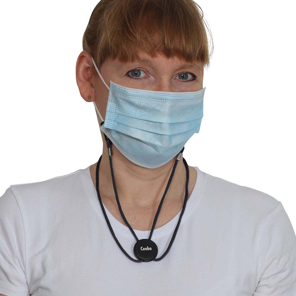 Masken-Umhängeband als Werbeartikel mit Logo bedrucken