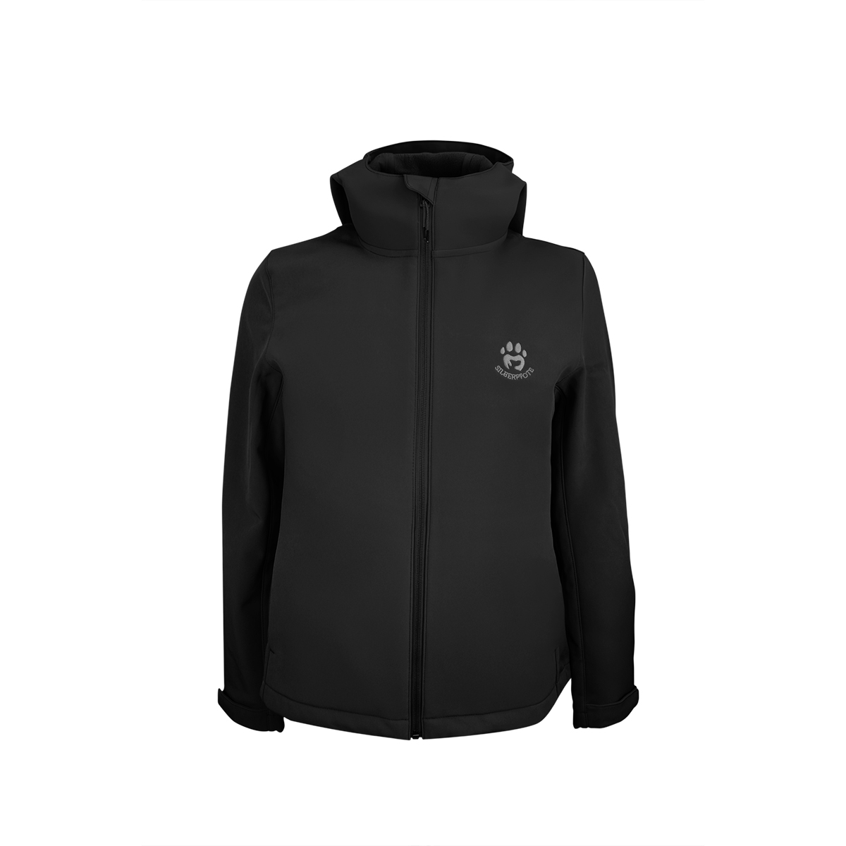 Herren-Softchell-Jacke Explore, Charcoal Black als Werbeartikel mit Logo bedrucken
